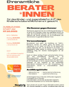 Ehrenamtliche Berater*innen für das KJT gesucht